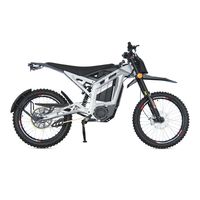 Sepeda Motor Listrik Ringan 65kg Rangka 6061 72V 40AH 10KW Puncak 400NM Jarak Tempuh 120KM Kecepatan 90KMH Kemampuan Naik Lereng 65 Derajat Rem 4 Piston USB LED