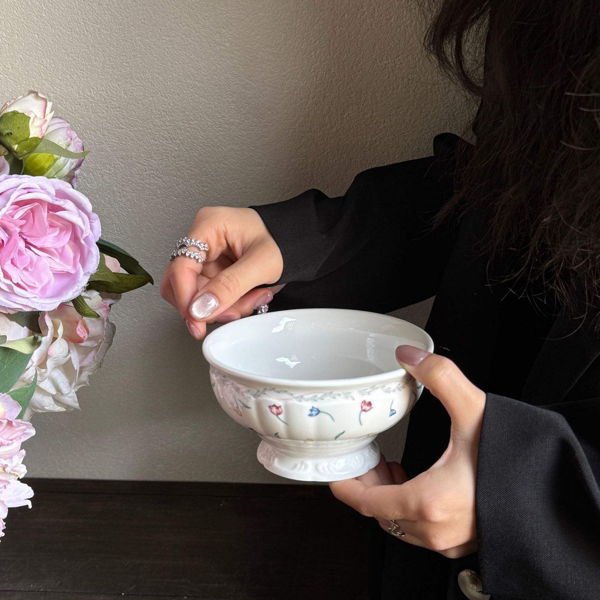 ชามสูง13*7