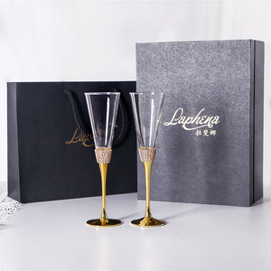 Gobelet en verre cristal diamant de luxe créatif <span class=keywords><strong>Flûte</strong></span> de haute qualité pour la maison Cocktail vin Logo <span class=keywords><strong>personnalisable</strong></span> Ensemble Highball classique - Product Image 4