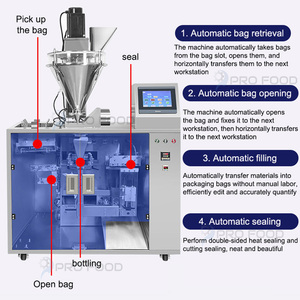 Machine à emballer automatique Doypack de poche de poudre de farine de protéine de café - Product Image 4