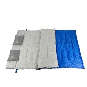 Saco <span class=keywords><strong>de</strong></span> <span class=keywords><strong>Dormir</strong></span> Doble <span class=keywords><strong>para</strong></span> Acampar con 2 Almohadas, <span class=keywords><strong>para</strong></span> Clima Frío, 4 Estaciones, Tipo Híbrido, Ligero, <span class=keywords><strong>para</strong></span> 2 <span class=keywords><strong>Personas</strong></span>, Uso en Exteriores - Product Image 4
