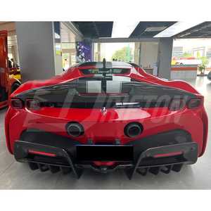 Assetto Fiorano Style Full Exposed Dry Carbon Fiber Style <b>Rear</b> <b>Spoiler</b> For Ferrari SF90 High Quality Part, Factory Supplier - Product Image 5