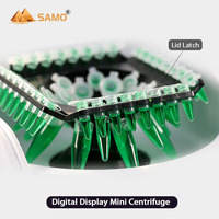 Centrifuge Mini Layar Digital PY-MC-10Plus 3000-8000rpm 3330xg Centrifuge Laboratorium untuk Tabung 4x8-Strip & Tabung Mikro 2.0ml