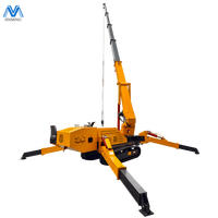 Mini-grue araignée compacte sur chenilles de 1,5, 2, 3, 4, 5, 8, 10, 12, 18 tonnes, télescopique, mobile, pour la location, fabricant
