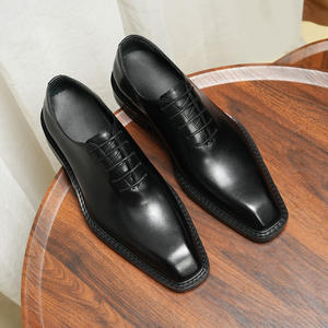 Zapatos de vestir formales clásicos de alta gama para hombre, hechos de cuero de alta calidad, ideales para bodas y fiestas formales. - Product Image 1
