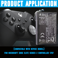بطارية بديلة dynsoft لسلسلة Xbox من سلسلة Microsoft 2 من نوع Elite (من من من من من من من من من من ومن ومن ومن ومن ومن ومن ومن ومن ومن ومن ومن ومن ومن ومن ومن ثم