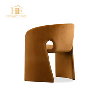 Roche Fort chaise de salle à manger Net Celebrity Single Creative Leisure Cafe-Theme Chair pour table de restaurant pour salon chambre à coucher