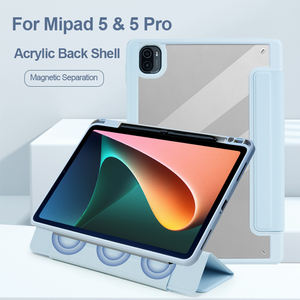 Étui en cuir PU antichoc pour <span class=keywords><strong>Xiaomi</strong></span> Mi <span class=keywords><strong>Pad</strong></span> <span class=keywords><strong>5</strong></span> Pro 11 pouces support pliable intelligent housse <span class=keywords><strong>Folio</strong></span> avec porte-crayon pour Mi <span class=keywords><strong>Pad</strong></span> <span class=keywords><strong>5</strong></span>/<span class=keywords><strong>5</strong></span> Pro - Product Image 1