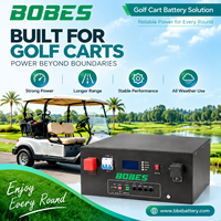Batterie LiFePO4 60V 100Ah pour voiturette de golf, directement de l'usine, avec système de gestion intelligent et longue durée de vie pour véhicules électriques