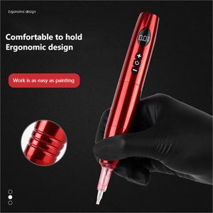Nueva Máquina de Tatuaje Inalámbrica, Pluma para Microblading con Cartuchos de Agujas, Motor sin Escobillas, Aluminio de Grado Aeronáutico, Pluma PMU para Arte Corporal - Product Image 5