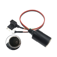 Haute qualité voiture allume-cigare Standard/Mini/Low-pro/Micro 2 chargeur câble femelle prise connecteur adaptateur câble fusible