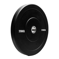 ZJFIT Plaques de changement d'haltérophilie chaudes Pare-chocs en caoutchouc Powerlifting Plaques en plastique Compétition Poids Ensembles de plaques en plastique