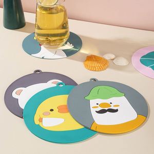 Sous-verres personnalisés en PVC, sous-verres en silicone pas chers, sous-verres ronds, accessoires de table, sous-verres en caoutchouc de silicone - Product Image 2