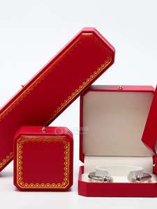 Supplier Factory Jewelry PU Leather Paper <b>Box</b> Modern Necklace <b>Ring</b> <b>Box</b> Set High-end Bracelet Jewelry Paper Packing with OEM ODM - Product Image 2