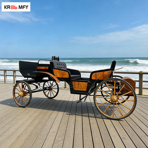 Calèche de mariage de luxe à chevaux avec éclairage LED pour extérieur et Noël, idéale pour les excursions - Product Image 5