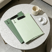 Carpeta con Clip A4 Color Morandi, Portapapeles Vertical con Soporte para Escritura, Organizador de Documentos