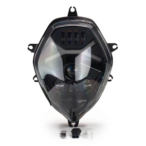 Faro delantero LED para motocicleta <span class=keywords><strong>SUZUKI</strong></span> <span class=keywords><strong>v</strong></span>-<span class=keywords><strong>strom</strong></span> DL1000 DL650, lámpara de circulación diurna, haz alto/Lo, 12V, color negro, E9 - Product Image 1