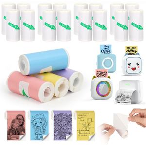Papel Térmico de Color de 57 mm de Fábrica OEM para Impresora de Bolsillo Inalámbrica Portátil, Papel de Color de 57x25 mm - Product Image 3