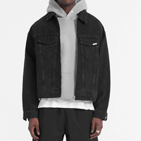 Veste en jean ZM-1431 pour homme, 100% coton, avec impression printemps, fermeture éclair de qualité supérieure, logo personnalisé