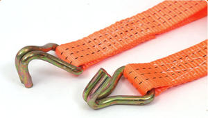 <span class=keywords><strong>Sangle</strong></span> de fixation à <span class=keywords><strong>cliquet</strong></span> en polyester Tianma Cargo Control avec crochet en J à haute résistance - Product Image 3