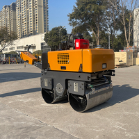 Mini Compacteur Vibratoire Autoporté Hydraulique de 0,5 Tonne pour Béton, Sol et Asphalte