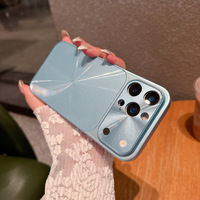 Coque de téléphone minimaliste effet CD Aurora pour iPhone 17 Air 16 15 14 Pro Max – Améliorez instantanément votre iPhone avec la coque de protection à grande fenêtre pour iPhone 17