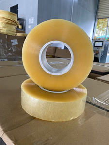 Cinta adhesiva BOPP fuerte para sellado de cartón, cinta de embalaje transparente con servicio OEM listo - Product Image 2