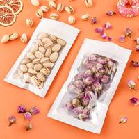 Sachets d'échantillons de bonbons personnalisés, mini-pochettes en plastique à fermeture éclair, sacs Mylar holographiques 3.5 à fermeture éclair avec fenêtre transparente pour chewing-gum et aliments pour animaux de compagnie