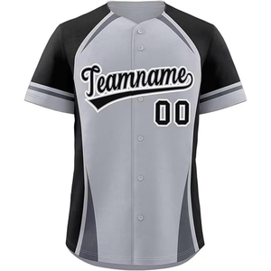 Best Selling Wholesale Custom Men Baseball Jerseys Silk <b>Screen</b> Printed Breathable <b>Mesh</b> Quick Dry Softball Wear Team 100% - Product Image 1