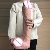 Dildo Realista Enorme para Mujeres Modelo de Pene Ultra Grande de Silicona con Ventosa Fuerte Juguete Sexual para Adultos para Uso Femenino en Solitario