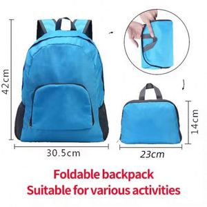 Ultralight Outdoor Sports Travel <b>Back</b> <b>Pack</b> Climbing Hiking Portable Lightweight Daypack Folding Backpack with Custom Logo - Product Image 2