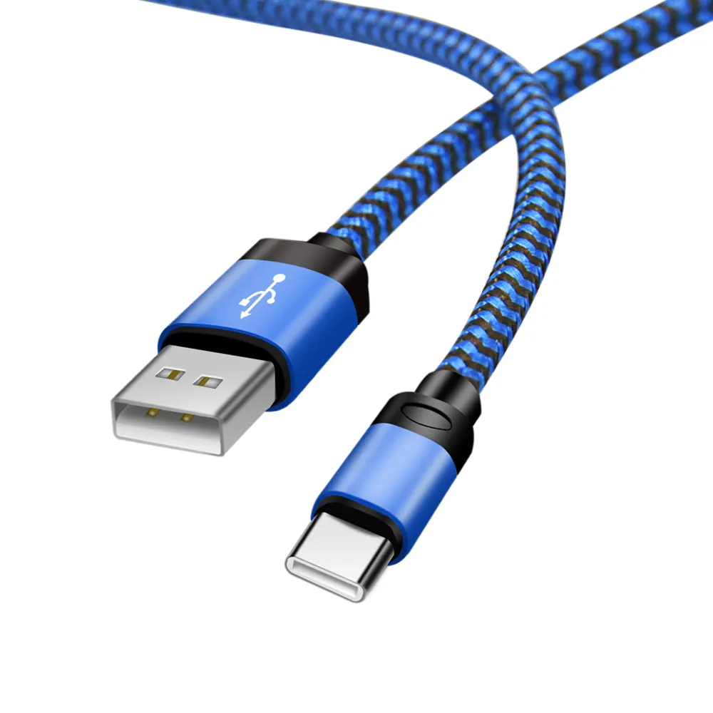 Kabel USB kustom kabel Data USB 10 kaki USB kepang cepat