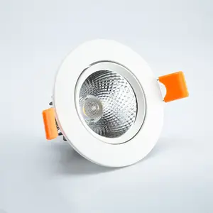 एलईडी रोशनी सिल 3W छत दीपक दौर विरोधी चकाचौंध downlight एलईडी रोशनी