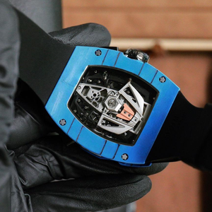 Tourbillon Mechanical RM 40-01 Men Watch – Titanium Carbon, Supercar Edition, Skeleton, Luxury Style - Product Image 5
