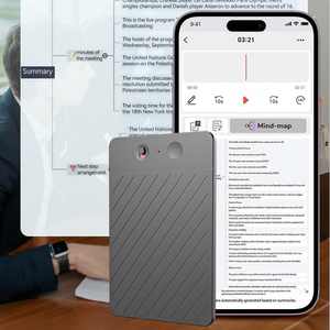 Registratore Vocale Magnetico AI ChatGPT-5 da 32/16/8GB, Dispositivo Mini <span class=keywords><strong>per</strong></span> Registrazione Vocale/Chiamate/Ordinaria con Trascrizione in Tempo Reale - Product Image 3