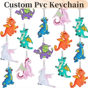 Làm cho thiết kế của bạn in tùy chỉnh Acrylic Keychain/Holographic Charms Anime Epoxy Keychain bán buôn kim loại cao su PVC Móc chìa khóa - Product Image 6