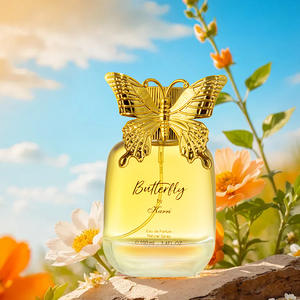 Parfum pour femme, <span class=keywords><strong>eau</strong></span> <span class=keywords><strong>de</strong></span> <span class=keywords><strong>toilette</strong></span>, senteur fleur <span class=keywords><strong>de</strong></span> papillon, flacon en verre, pour usage quotidien, populaire au Moyen-Orient et en Arabie. - Product Image 2