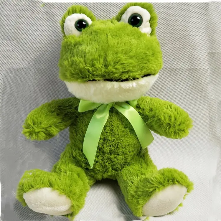 Interactive Big-Eyed Frog Doll Plush Toy Frog Son Puppet Boy Girl Children's Day Birthday Gift 20in Green