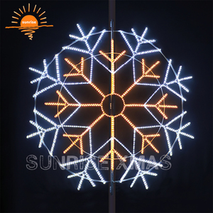 <strong>Xmas</strong> Snowflake Decoration Street <strong>Light</strong> Led Street Christmas Theme <strong>Post</strong> Street <strong>Light</strong> Pole Decorative Pattern <strong>Lights</strong> - Product Image 1