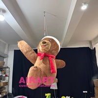 Ours en peluche gonflable de vente chaude pour la Saint-Valentin pour la décoration d'événement, ours en peluche pour la décoration d'événement