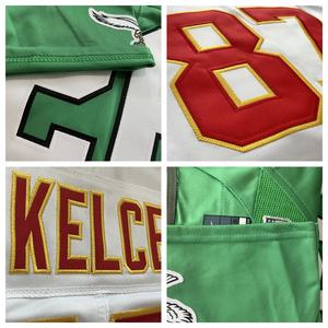 Camiseta de Fútbol Americano de Green Bay para Hombre # 1 Parsons # 10 Amor # 0 Dorado # 8 Jacobs # 29 McKinney # 85 Kraft Completamente Cosido - Product Image 4