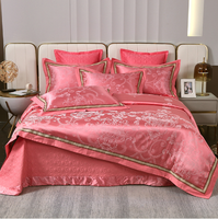 Nouvel ensemble de literie quatre pièces en pur coton jacquard écologique 400TC style Europe du Nord pour lit de 1,8 m – Collection Automne/Hiver