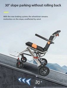 Fauteuil roulant électrique pliant à usage extérieur pour la thérapie de réadaptation des personnes âgées avec batterie au lithium pour une utilisation pratique - Product Image 4