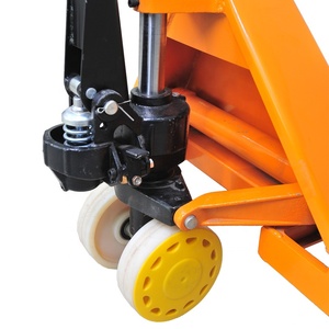 สีเหลืองคู่มือ 65 รถลากพาเลท 3 ตันแจ็คไฟฟ้าไฮดรอลิก 2 3 5 ตันเครื่องยกแบบแมนนวลรถยกไฟฟ้าขนาดเล็กแบบแมนนวล - Product Image 2