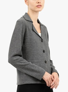 Cardigan da Donna con Scollo a V <span class=keywords><strong>e</strong></span> Bottoni, 70% <span class=keywords><strong>Lana</strong></span> Merino 30% <span class=keywords><strong>Cashmere</strong></span>, Vendita Diretta dalla Fabbrica - Product Image 4