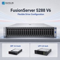 Serveur en rack FusionServer 5288 V6 à double socket 4U testé, avec support technique pour le déploiement en centre de données