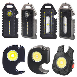 Mini Keychain <b>Light</b> Cob Work Lamp Outdoor Camping Emergency Flashlight With Magnet <b>Bottle</b> Opener - Product Image 5