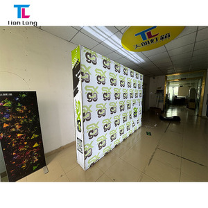 Tùy chỉnh LED Backlit hộp Đèn <span class=keywords><strong>Pop</strong></span> vải tường hiển thị dễ dàng thiết lập gian hàng triển lãm thương mại với khung nhôm seg Polyester thiết bị quảng cáo - Product Image 5