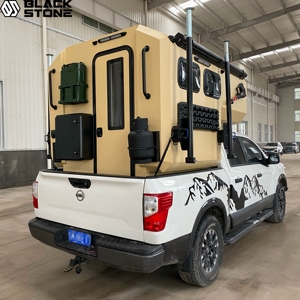 Remorque terrestre robuste Caravanes chinoises 4x4 Camper Trailer Slide in Truck Camper pour <span class=keywords><strong>l</strong></span>'expédition de remorque de voyage en plein air - Product Image 2