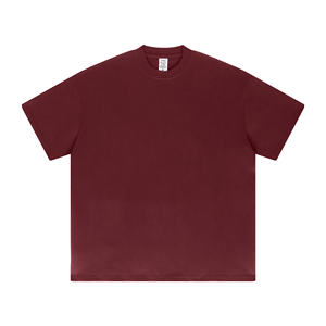 Camiseta de algodón grueso de 425 g/m² al por mayor de fábrica, camiseta de algodón extragrande al por mayor, camiseta para hombre con serigrafía - Product Image 5